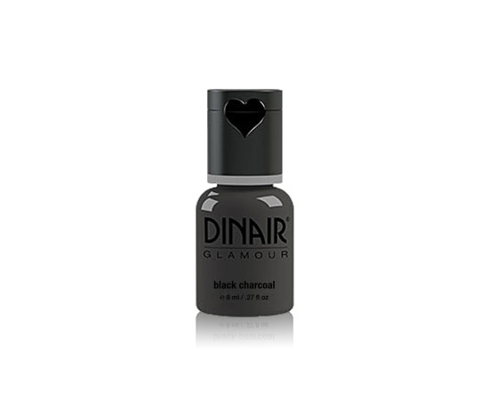 Dinair Airbrush Eyebrows GLAMOUR - Barva na obočí Odstín: black charcoal