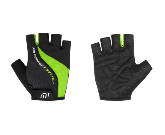 Cyklistické rukavice WISTA pánské černá/zelená S