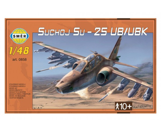 Směr Model Suchoj SU-25 UB/UBK v krabici 35x22x5cm
