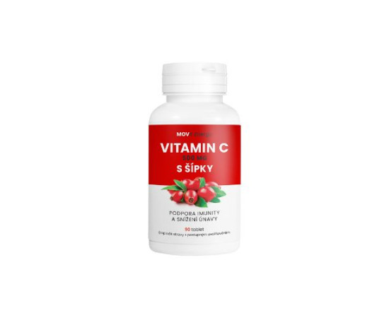Vitamín C 500 mg so šípkami MOVit Energy 90 tbl.