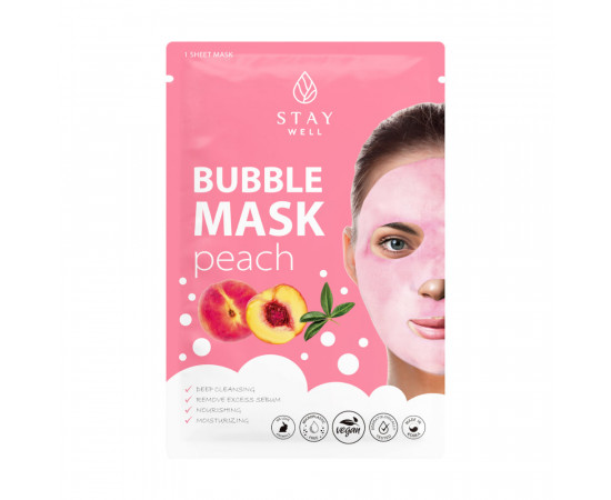Peach Deep Cleansing Bubble Mask